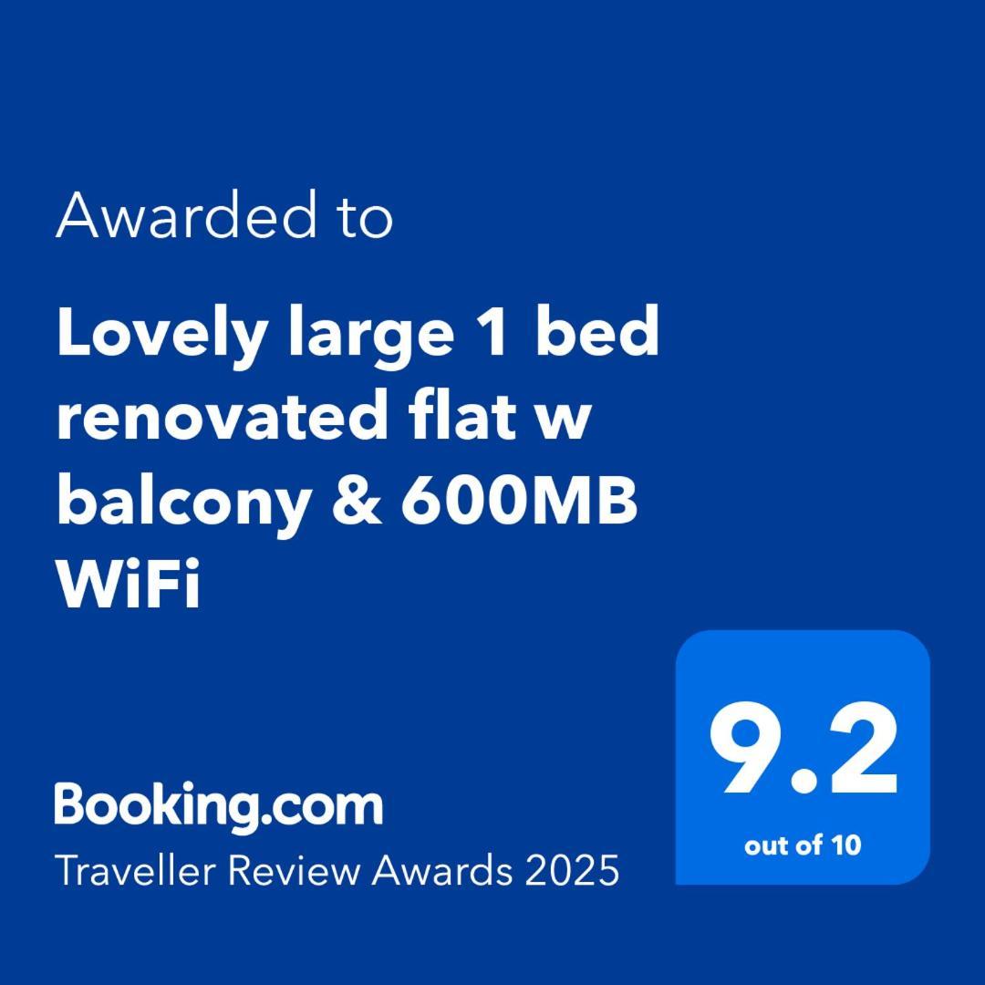 Lovely Large 1 Bed Renovated Flat W Balcony & 600Mb Wifi 런던 외부 사진